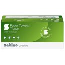 Papierhandtuch 25/23 cm grün, 3200 Blatt, 2-lagig,...