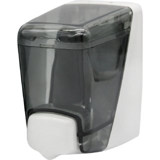 Seifenspender 400 ml transparent/weiß