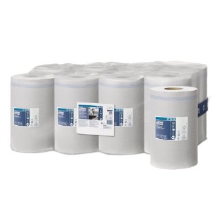Tork Reflex Mehrzweck Papierwischtücher Tissue weiß, 1-lagig, 120,1 m (12 Rollen/Pack.)