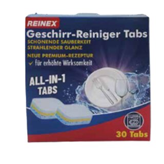 Geschirr-Reiniger All in1 Tabs (30 Stück/Pack.)